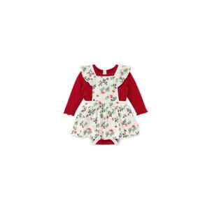 Burt’s Bees Nature's Holiday Organic Dress & Rib Bodysuit Set 6/9M 2097